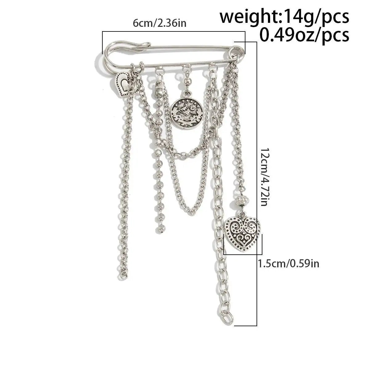 Women's Love Heart Tassels Pendant Fashion Anklet Simple Summer Foot Brooch Jewelry Accessory