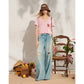 Strawberry Print Loose Fit Graphic Tee, Punk Street Casual Knit T-Shirt, Sweet Cool Daily Top for Women