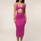 Cutout Off-shoulder Sexy Maxi Dress Women Summer Fashion Strapless Sleeveless Backless Bodycon Club Party Long Dress