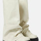 Women's New Autumn and Winter Calf Boots with Pleated Thick High Heels and Fashionable Oversized Street Leather Mid Leg Boots