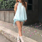 Bandages Vacation Sweet Sexy Dress Women Fashion Ruffled Edge Patchwork Elastic Hem Sleeveless Trend Prom Party Clubwear