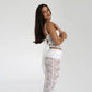 See Through Lace 2 Piece Set Crop Top Maxi Skirt White Classy Elegant Party Outfit Coord Sets Women Clothing