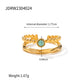 New Design Natural Stone Stainless Steel Ring Women Waterproof Stylish Golden Jewelry 2022 NEW Set