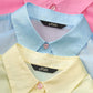 Women's Sweet Oversized Chiffon Shirt, Colorful Buttons Cake Detail Blouse, Casual Versatile Long Sleeve Top