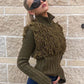 Knit Pullover Sweater Women Half-Neck Zip Long Sleeve 2024 Autumn Style Trend Streetwear Casual Tassel Hipster Jacket