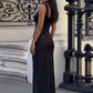 Women Midi Maxi Dress Lace Square Neck Spaghetti Strap Bodycon Sleeveless Long Dress Elegant Evening Party Slip Dresses