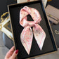 Print 70cm Silk Satin Headkerchief Women Luxury Design Neck Tie Scarf Female Hair Hand Wrist Foulard Shawl Hijab Bandana Scarves