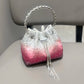 Rhinestones Evening clutch Bag Purses and handbag luxury Designer shoulder bag Shiny Crystal Clutch purse bucket bag