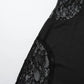 Lace Hollow Sexy Black Dresses for Woman Party Evening Outfits Spaghetti Strap Low Cut Backless Maxi Dress