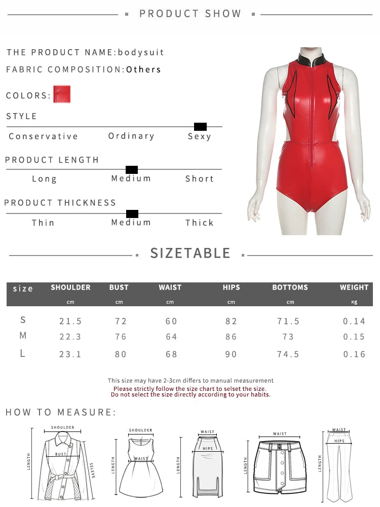 Hipster 2-Piece Set Women Zip Leather Waistless Skinny Bodysuit+Irregular Print Skirts Matching Music Festivals Suit