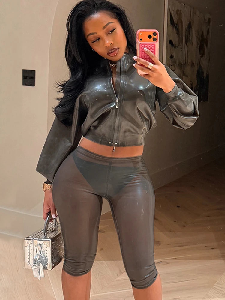 See Through Shorts Pants Women Fashion Hipster 2026 Summer Trend Wild Elastic Waist Classic Basic Streetwear Buttoms