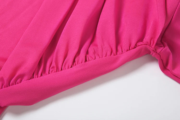 Christmas Maxi Dress Women Elegant Y2K Long Sleeve Shoulder Padded Bandage Ribbon Sexy Elegant Skinny Stretch Bodycon