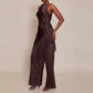 Women Summer Satin Camisole Casual Solid Asymmetrical Tassel Spaghetti Straps Long Tank Tops Club Vacation Streetwear