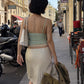 Autumn Trend Camisole Women Simple Lace Patchwork Sweet Sexy Low-Neck Backless Vacation Midnight Classic Street Vests