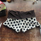 Women's Polka Dot High Waist Shorts Contrast Color Band Waist Stretch Booty Shorts Y2K Casual Beach Summer Lounge Shorts