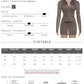 Stripes Print 2-Piece Set Women Tracksuit Crop Blouse+Peach Hip Skirts Matching Streetwear Office Elegant Outfits