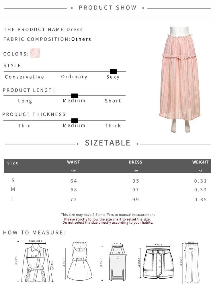Stripe Print 2-Piece Set Women Y2K Button Puff Sleeve Irregular Crop Top+Edges Skirts Summer Streetwear Matching Suit