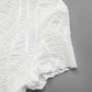 Jacquard Shirring Dress Women See Through Sexy Elegant Chic Y2K Shorts Sleeve Peach Hip Simple Fashion Mini Bodycon