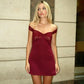 Lace Trim Halter Backless Mini Dress Sexy White Dresses for Woman Clothing