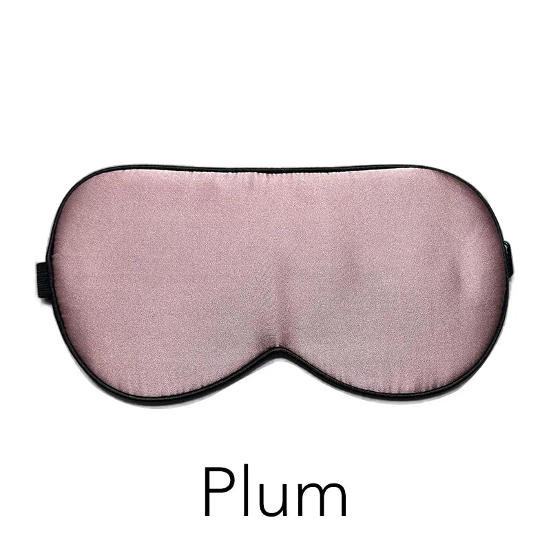 100% Real Mulberry Silk Sleep Mask Eye Covers for Sleeping Blindfold with Adjustable Strap Comfortable Super-Smooth