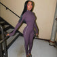 Women' S Clothes 2 Piece Sets Long Sleeve Bodysuit Top and Pants Leggings Matching Sets Sexy Club Outfits