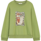 Women's Sweatshirt with Graphic and Slogan Print, Everyday Outdoor Top