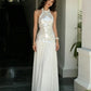 Sequin Maxi Dress Women o-Neck Sleeveless Patchwork Folds Skinny Chic Vacation Summer Wedding Party Fashion Vestidos