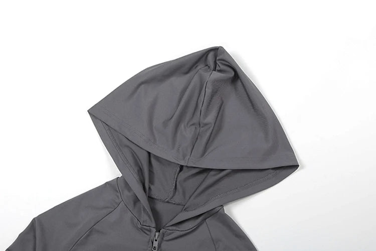 Stretch Letter Print 2 Piece Set Women Tracksuit Hooded Jacket+Leggings Matching Streetwear Skinny Casual Sporty Outfits