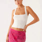 Sequins Sexy Mini Skirt Women Fashion Sparkle Low Waist Hot Skirts Female Elegant Beach Club Party Skirt Ladies Bottom