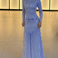 Thread Patchwork Dress Woman Autumn Trend o-Neck Full Sleeve Skinny Stretch Daily Casual Fashion Elegant Long Bodycon