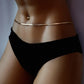 Sexy Flat Snake Chain Waist Belly Belt for Women Summer Beach Bikinis Simple Body Chain Festival Jewelry Accessories