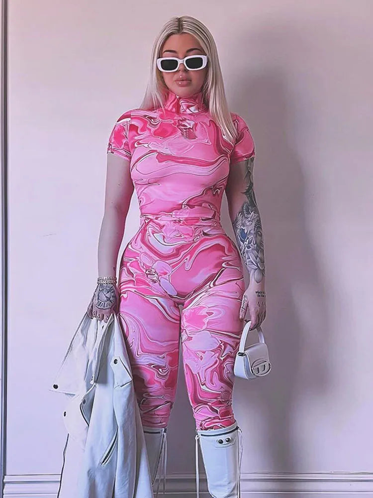 Backless Jumpsuit Women Peach Buttocks Fitness Sporty Shorts Sleeve Summer Street Activity Casual Workout Overalls