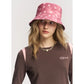 Patchwork Print Bucket Hat with Floral Pattern, Retro Mixed Block Sun Hat for Daily Outdoor, Chic Aesthetic Headwear