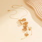 Kpop Flower Petal Pendant Choker Necklace for Women Wed Bridal Sexy Snake Long Chest Chain Neck Jewelry Accessories New