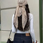 Bohemian Solid Lace Trim Scarf for Women Square Cotton Silk Hijabs Soft Sun-Protection Shawl Summer Beach Sarong Headband