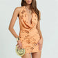 Sexy Sequin Gliters Bodycon Mini Dresses Women Deep V-neck Backless Shining Dress Female Party Clubwear Vestidos Gown