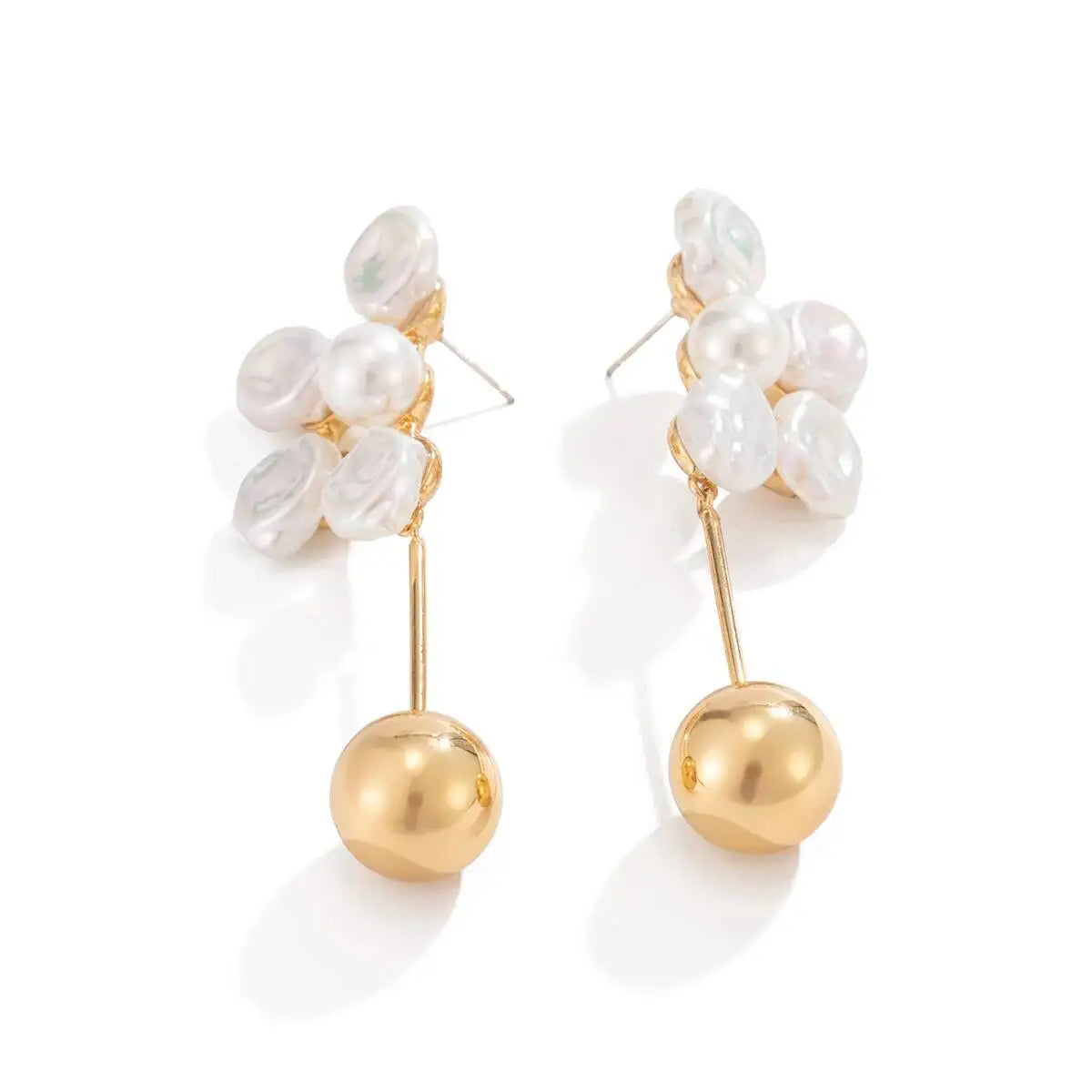 2026 New Fashion Kpop Elegant Imitation Pearl Drop Earrings for Women Temperament Exquisite Wedding Daily Banquet Jewelry