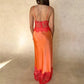 Y2K Sexy Womens Lace Satin Maxi Dress Deep V Backless Slip Dress Coquette Aesthetic Clubwear Party Night Out Formal Gown