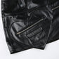 PU Leather Black Sexy Skirts for Woman Splicing Love Zipper Irregular High Waist Micro Mini Skirt Clubwear