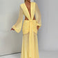 Leopard Print Long Sleeve Sexy Maxi Dress Women Fashion Hollow Out Backless Draped Ruched Bodycon Club Party Long Dress