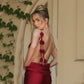 Flower Applique Backless Maxi Dress Sexy Satin Evening Party Dresses for Women Elegant Wedding Guest Outfits