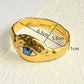 Surrealist Alloy Plated Eyes Nose Mouth Small Wrist Bangle For Women Fashion Jewelry Gorgeous Hand Simple Bracelet Accessory