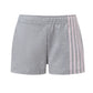Women Summer Casual Sports Shorts Side Striped Elastic Waist Loose Sweat Shorts Short Pants Gym Running Streetwear
