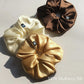 Extra Large Scrunchies for Women Girls 100% Mulberry Silk Big Oversized Elastic Bands Hair Bobble Ties Ropes Ponytail Holder