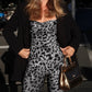 Leopard Print Women Sleeveless 2025 Sexy Trend Sleeveless Sexy Jumpsuit Street Fit Stretch Activity Workout Overalls