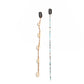 2Pcs/Set Beach Conch Long Tassel Chain Headdress Hair Accessories For Women Trendy Rice Beads Pendant Hairwear Jewelry