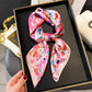 70*70cm Design Print Scarf Women Silk Scarves Bandana Hijab Neckerchief Shawl Kerchief Hair Band Foulard Luxury