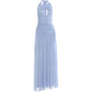 Backless Fashion Draped Maxi Dress Women Halter Bandage Tassel v-Neck Sleeveless Birthday Party Elegant Chic Vestidos