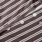 Stripes Print 2-Piece Set Women Tracksuit Crop Blouse+Peach Hip Skirts Matching Streetwear Office Elegant Outfits