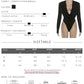 Sexy Classic Bodysuit Women Swing Collar Deep V-Neck Full Sleeve Hottie Wild Elegant Stretch Skinny Street Clubwear